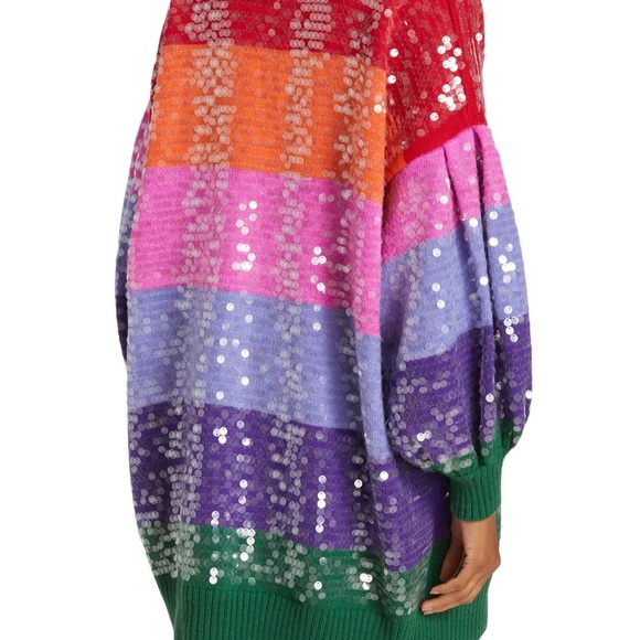 FARM Rio Colorblocked Sequin-Embroidered Cardigan—NWOT Size Small sold out - Picture 2 of 16